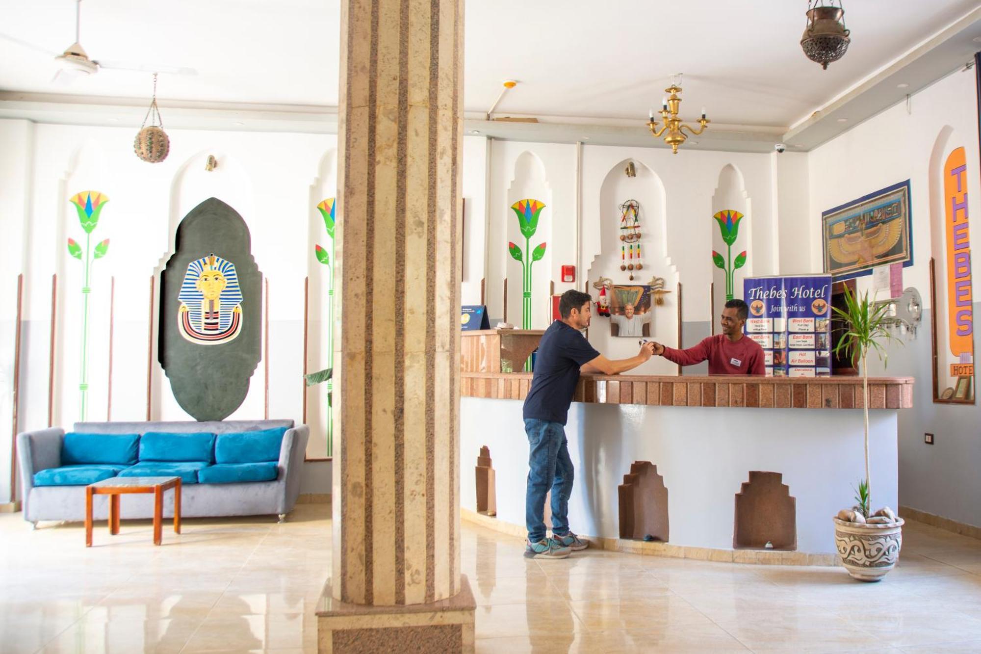 לוקסור Thebes Hotel מראה חיצוני תמונה